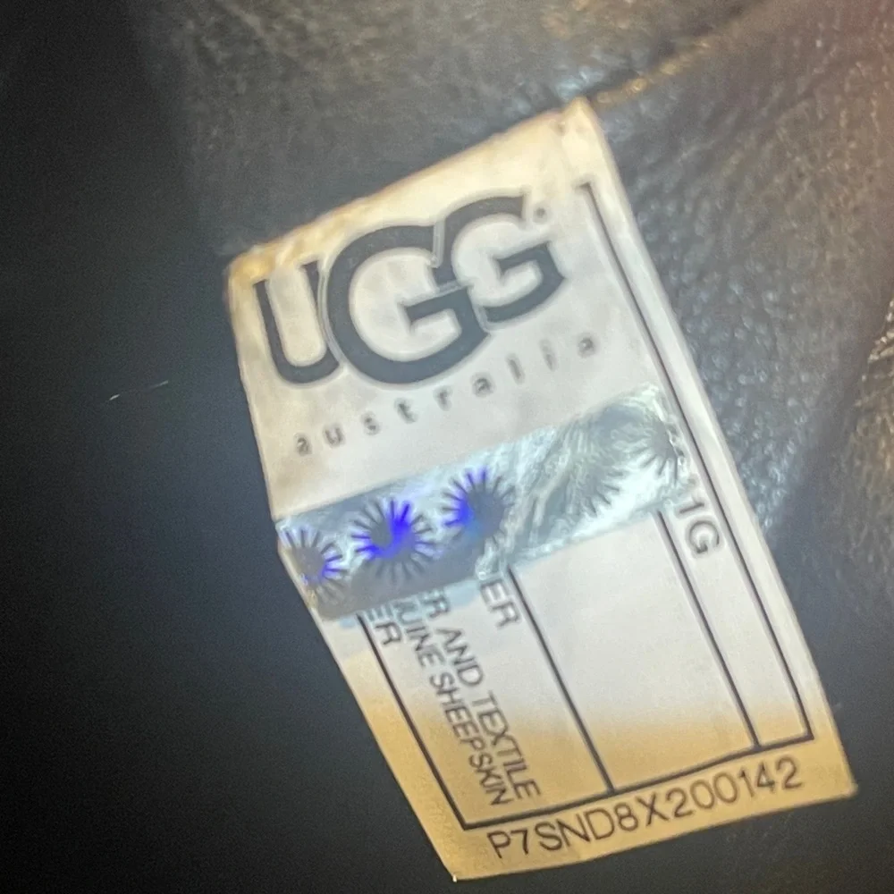 UGG Ravenna Black Over the Knee Wedge Boots size 8 - Picture 10 of 10